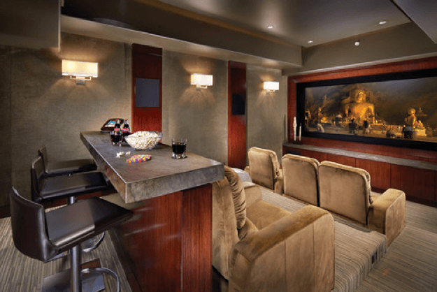 home theater seating themed
