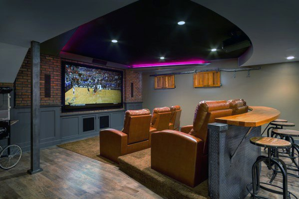 Home theater room discount furniture