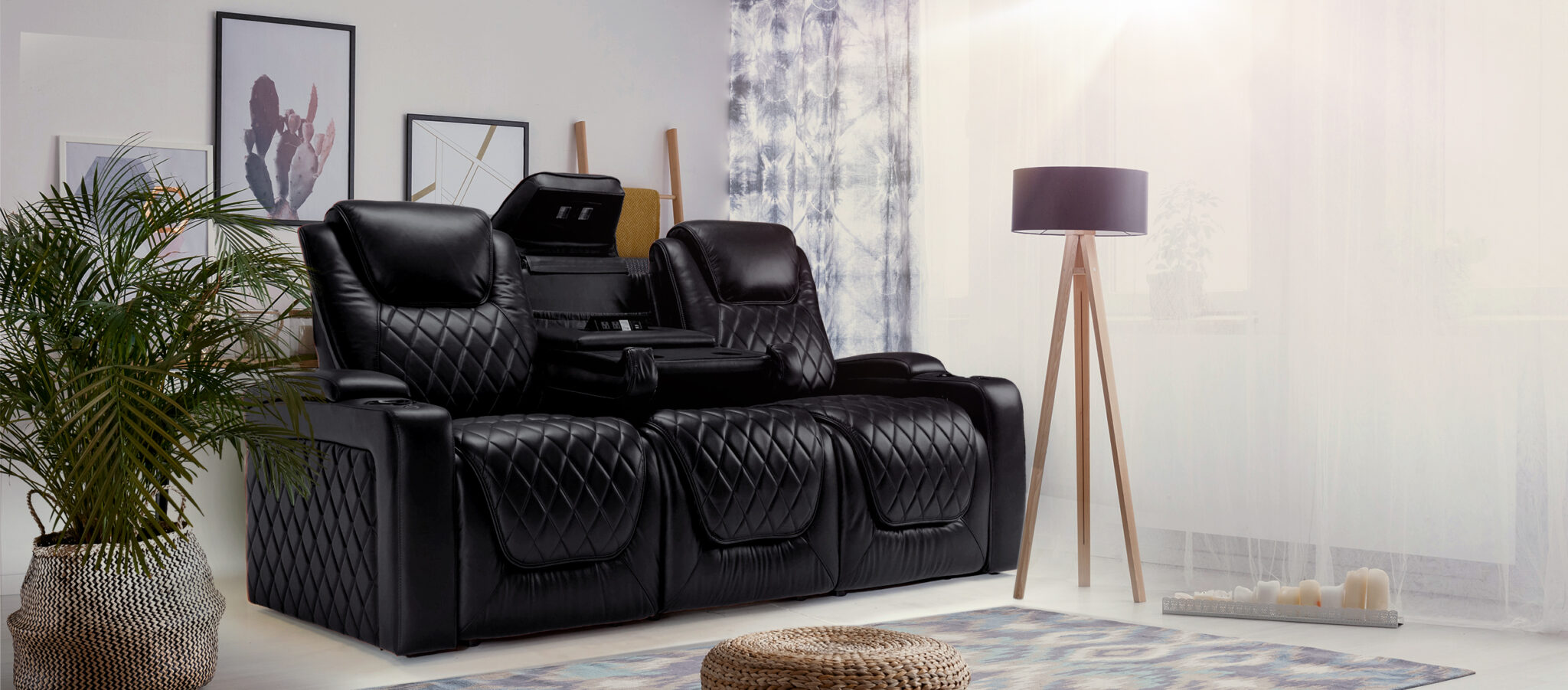 Oslo Console Edition Premium Home Theater Seating