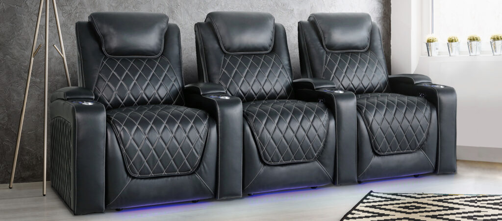 Oslo XL Big and Tall Media Room Recliners for Your Theater