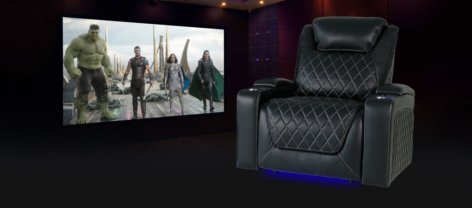 Oslo XL Big and Tall Media Room Recliners for Your Theater