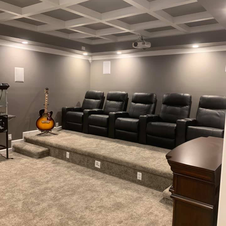 Basement Home Theater, Finished Basement Theater Ideas