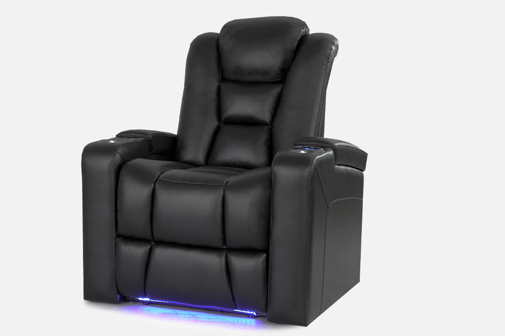 The Venice Home Theater Chair Offers Comfort and Convenience