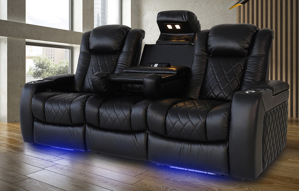 Home Theater Seating, Non Leather Theater Seating