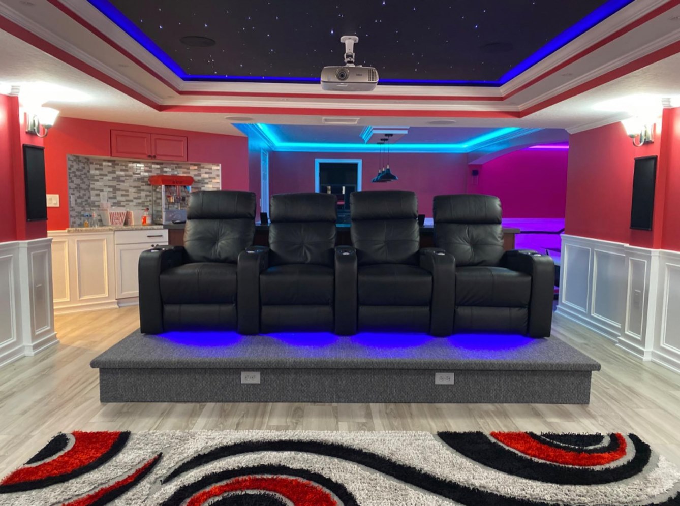 Home Cinemas, Man Cave Ideas Basement