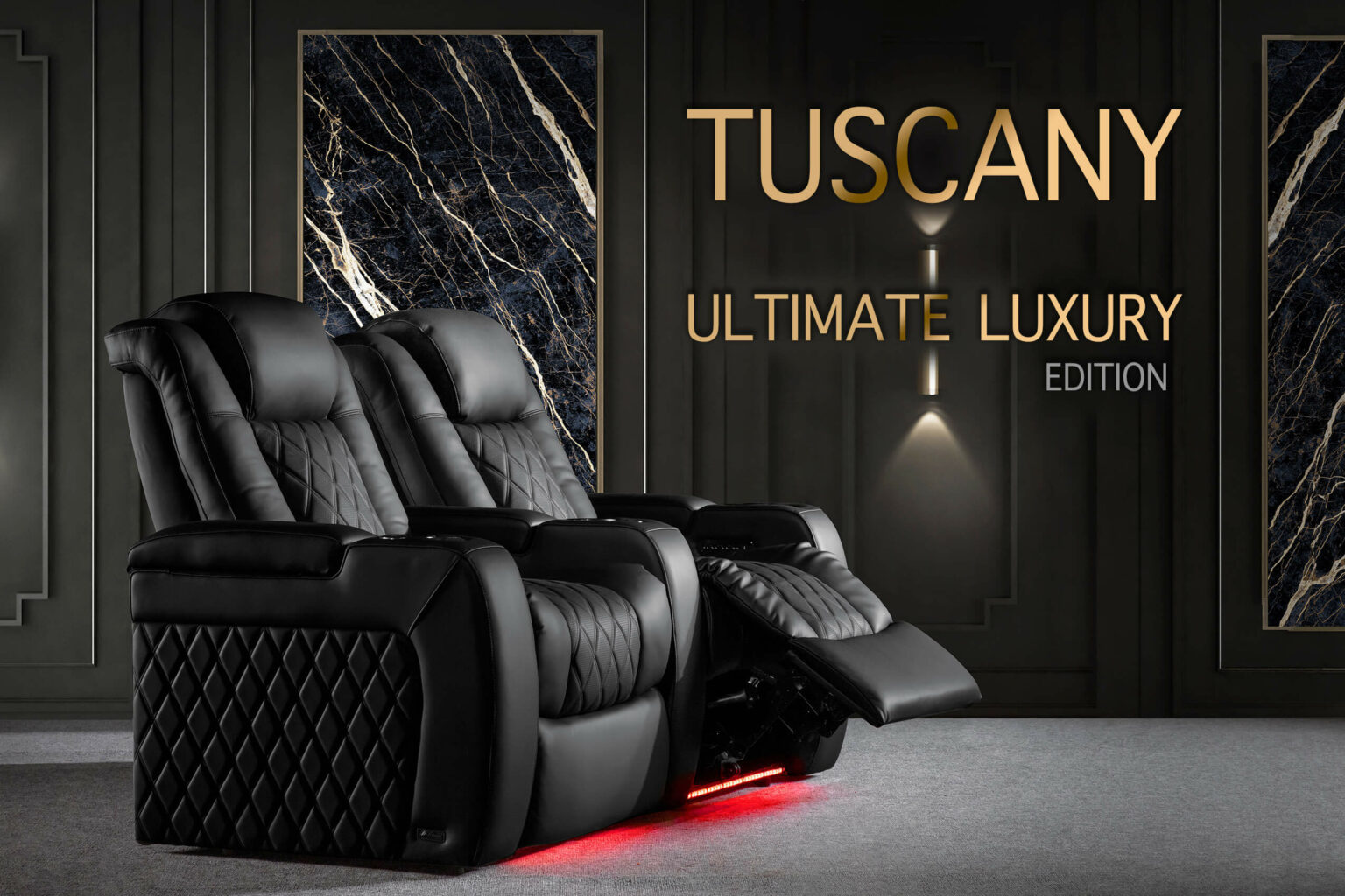 Tuscany Ultimate Luxury Premium Home Theater Seating