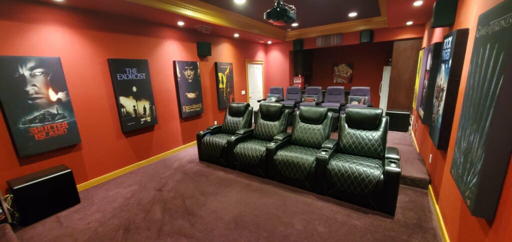 red theater rooms