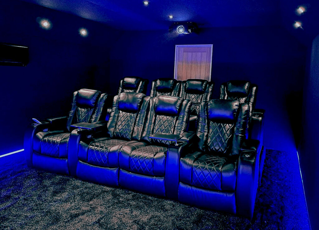 Double best sale theater chairs