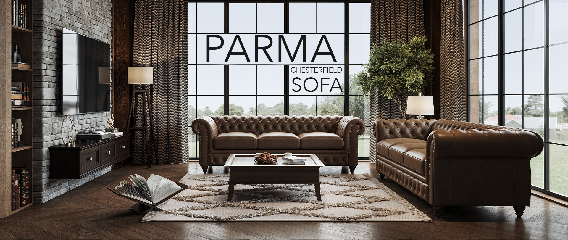 Parma Chesterfield Sofa